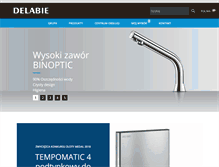 Tablet Screenshot of delabie.pl