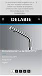 Mobile Screenshot of delabie.fr